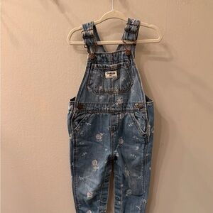 OshKosh B'gosh Floral Overalls